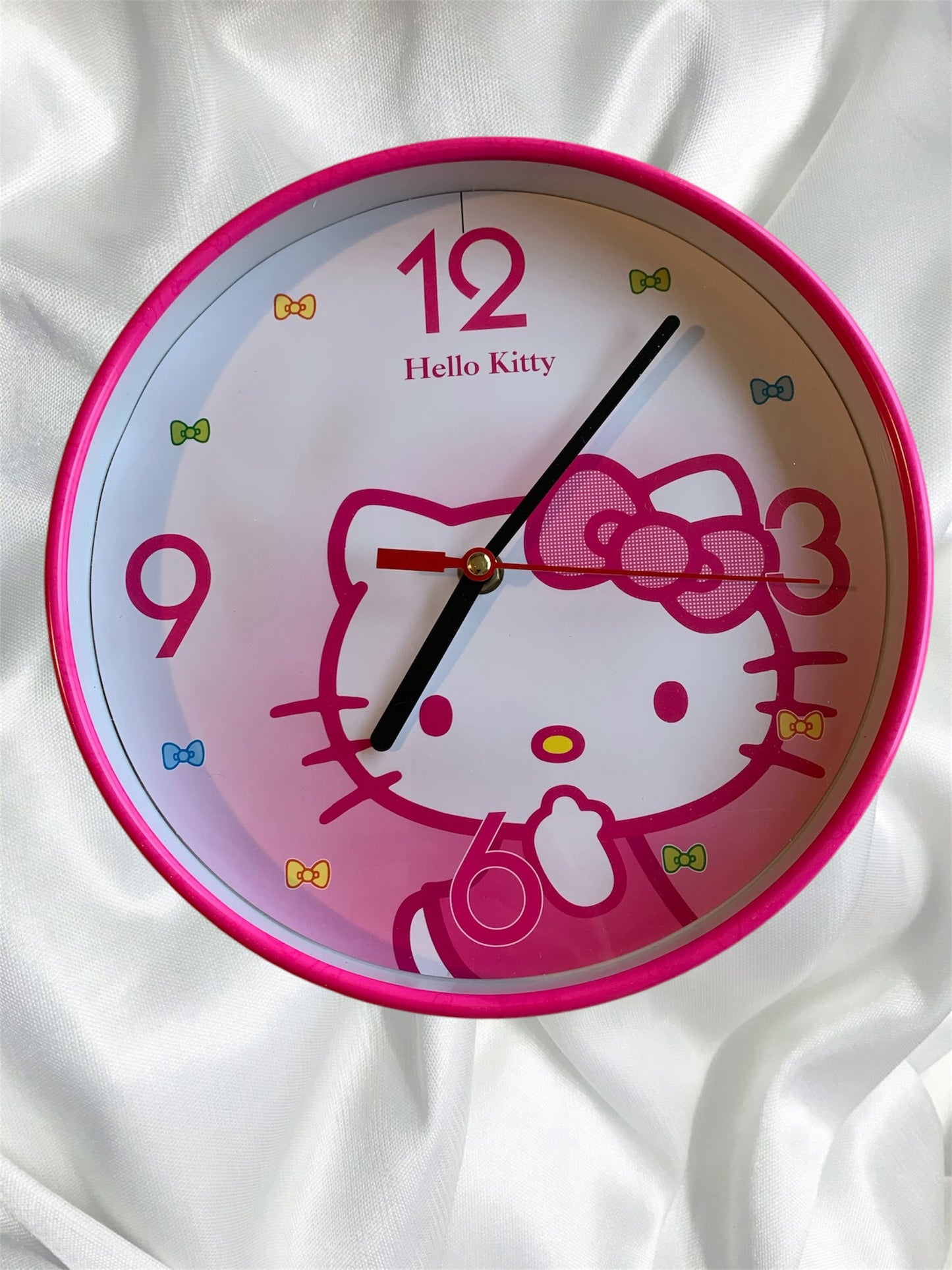 Kitty large wall clock