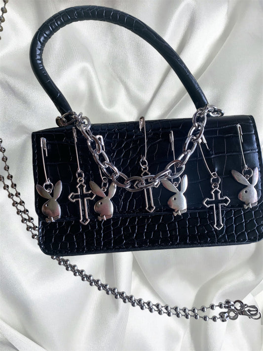 Bunny cross small bag with long strap