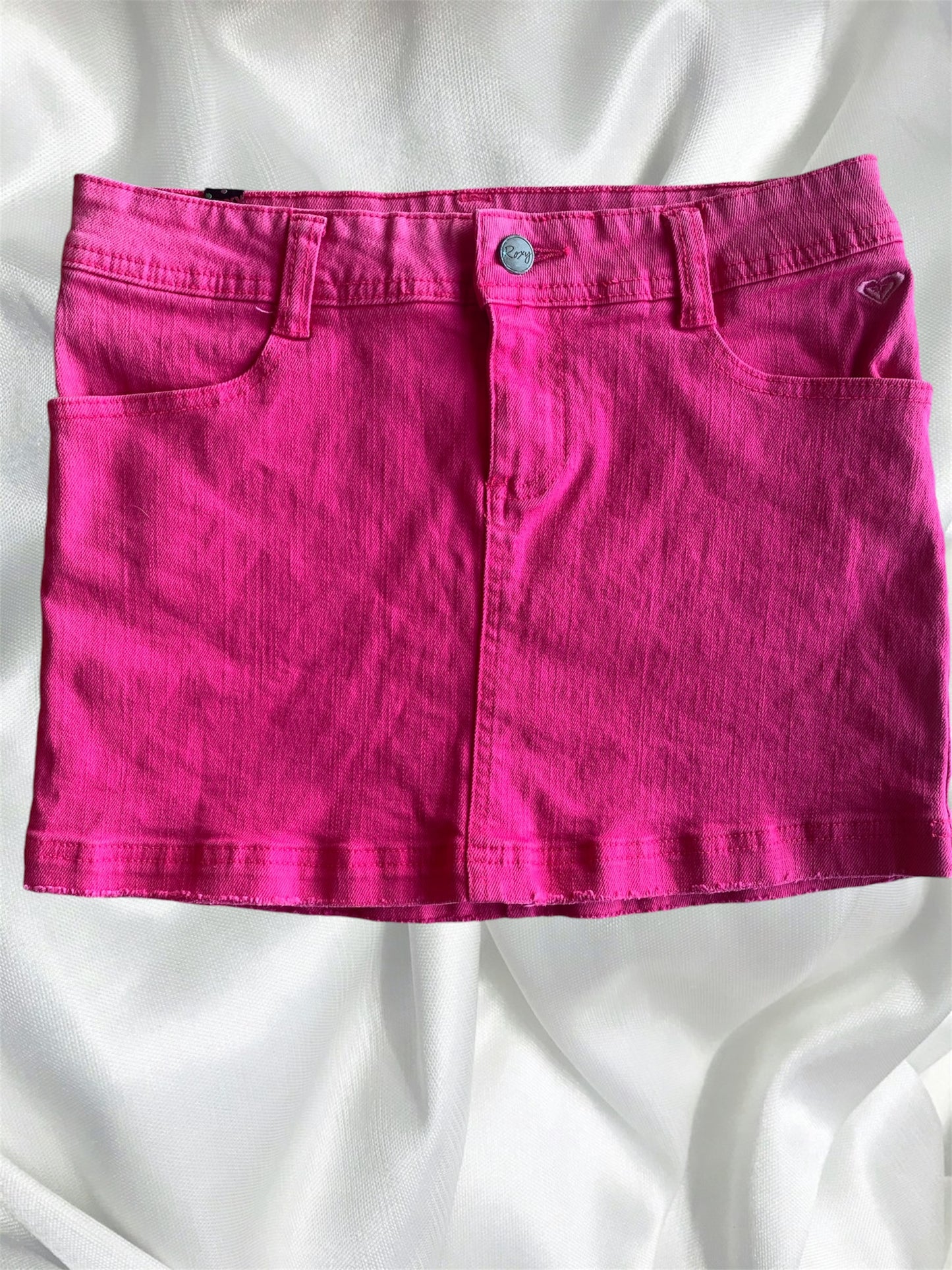 Roxy pink denim size 14 kids8 woman’s